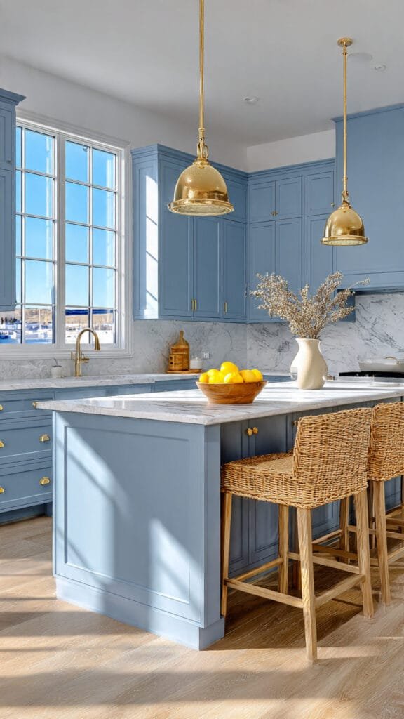 Cool Blue Interior Design: The Color Designers Are Replacing Gray With