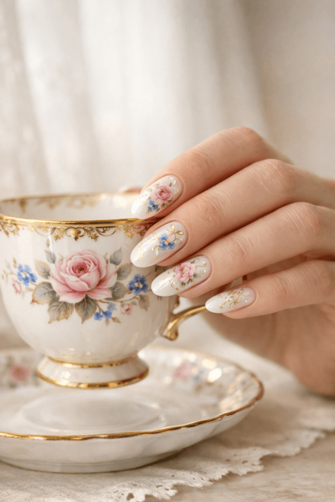 Milky Glass Cloisonné Nails: The Ultimate Guide to the Porcelain-Inspired Manicure That Defines Quiet Luxury