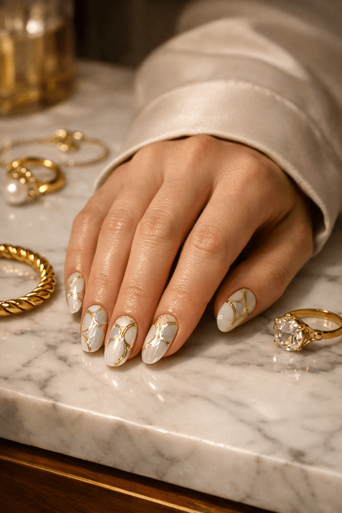 Milky Glass Cloisonné Nails: The Ultimate Guide to the Porcelain-Inspired Manicure That Defines Quiet Luxury