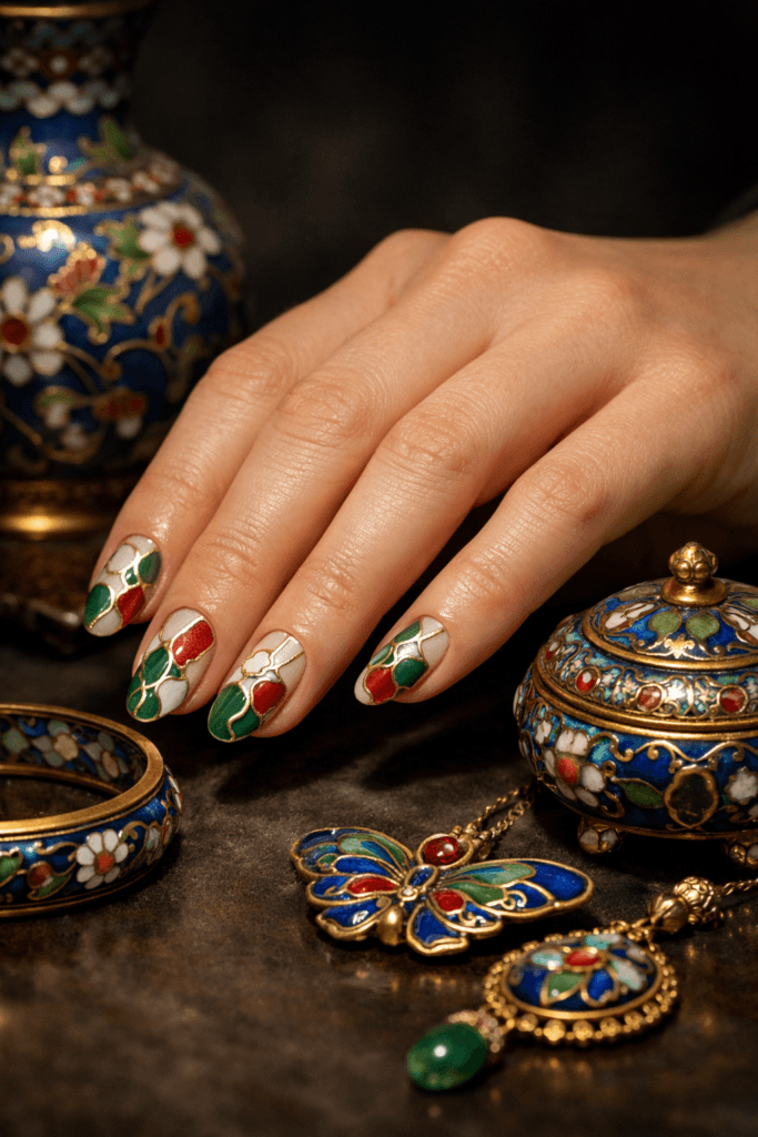 Milky Glass Cloisonné Nails: The Ultimate Guide to the Porcelain-Inspired Manicure That Defines Quiet Luxury