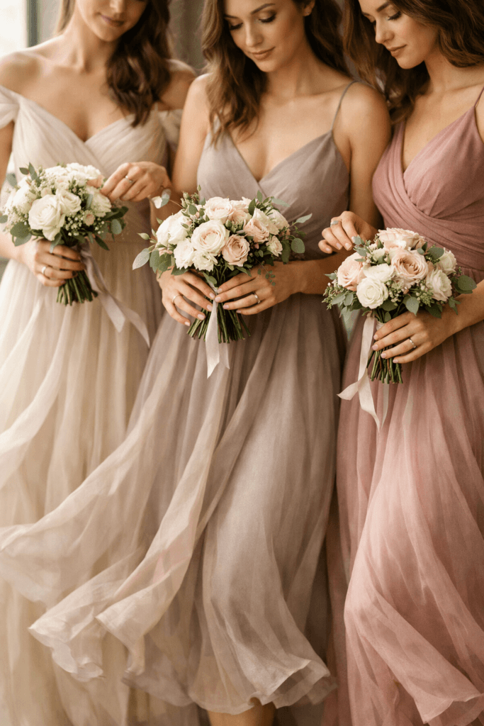 Bridesmaid Dresses That Look Elegant, Modern & Photogenic