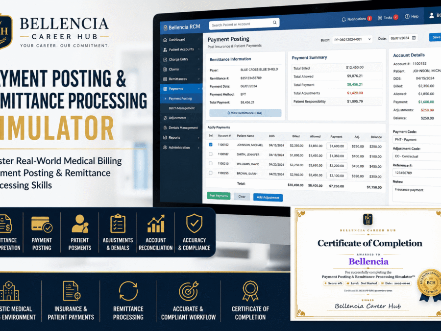 Payment Posting & Remittance Processing Simulator™