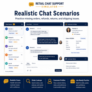 Retail Chat Support Simulator