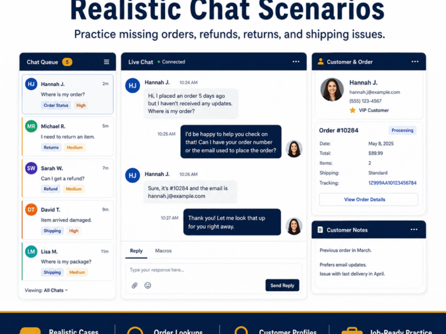 Retail Chat Support Simulator